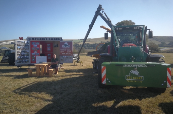 Joe Court Forestry Ltd at West Grinstead Ploughing Match
